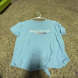 Women’s Hollister T-shirt with tie at the bottom